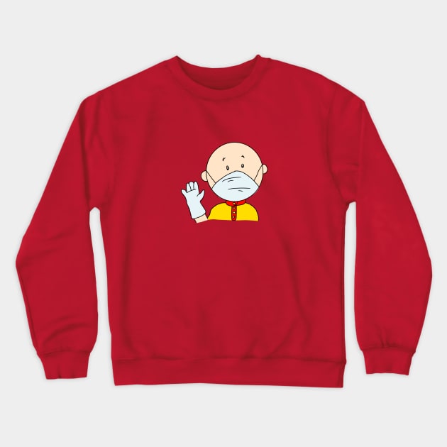 Quarantine Caillou Crewneck Sweatshirt by BrittXJoe